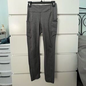 LULULEMON grey leggings with pockets